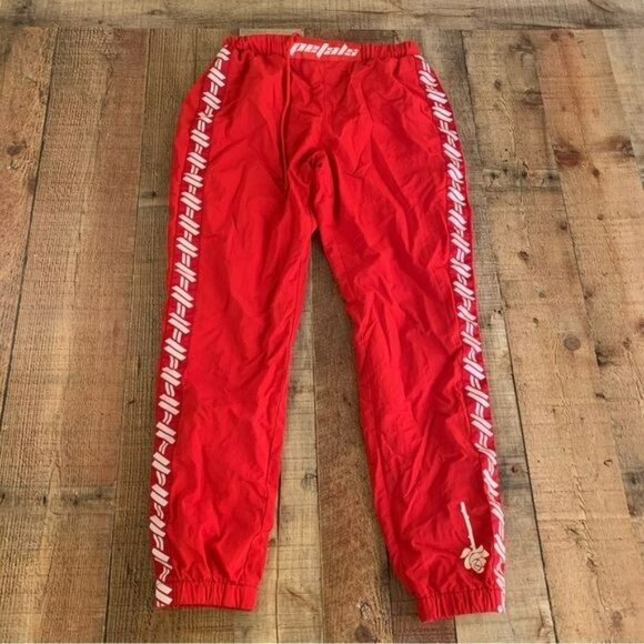 Zumiez Pants - Petals by petal and peacock zumiez womens red joggers -S